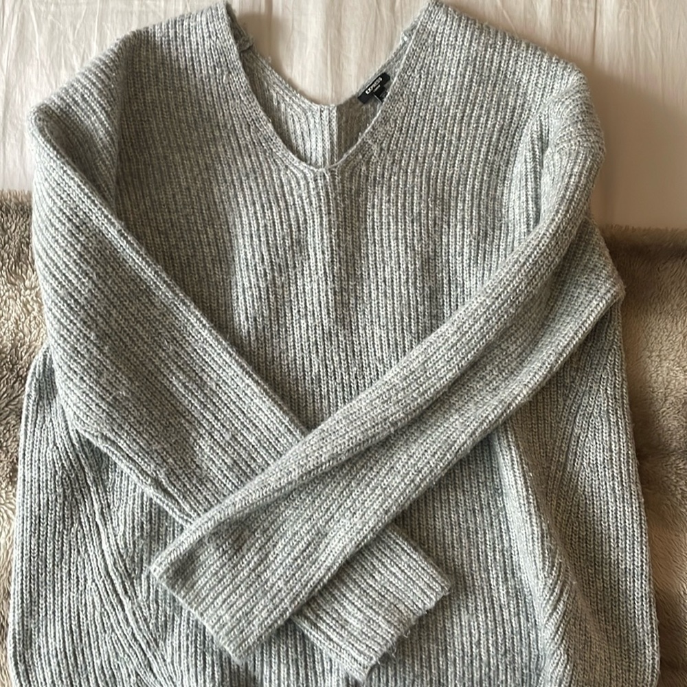 Gray Knit Sweater
